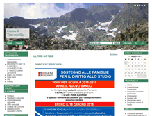 Tablet Screenshot of comune.traversella.to.it